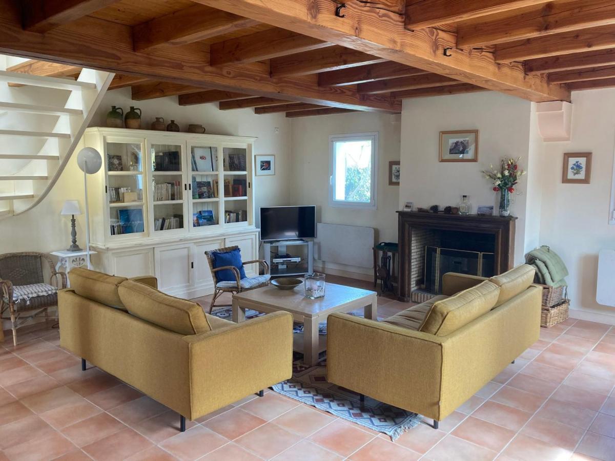Charmante Maison A Sauzon Avec Grand Jardin, Proche Commerces Et Plage - Fr-1-418-82 Exteriör bild
